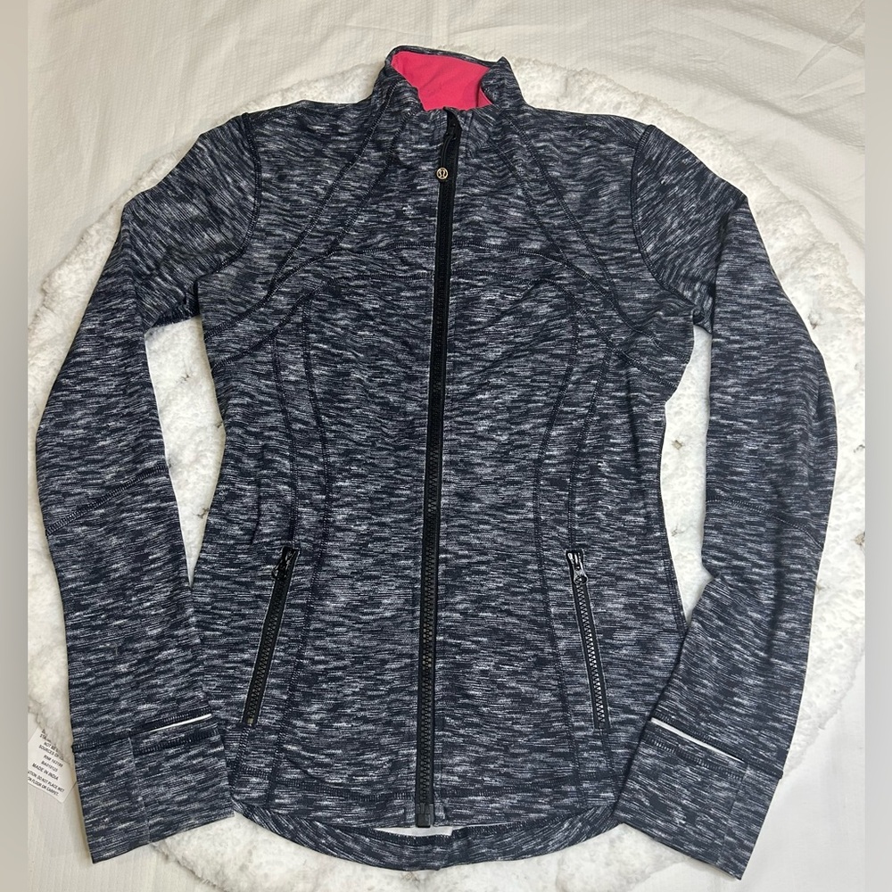 Lululemon Define Jacket Dramatic Static White / B… - image 6